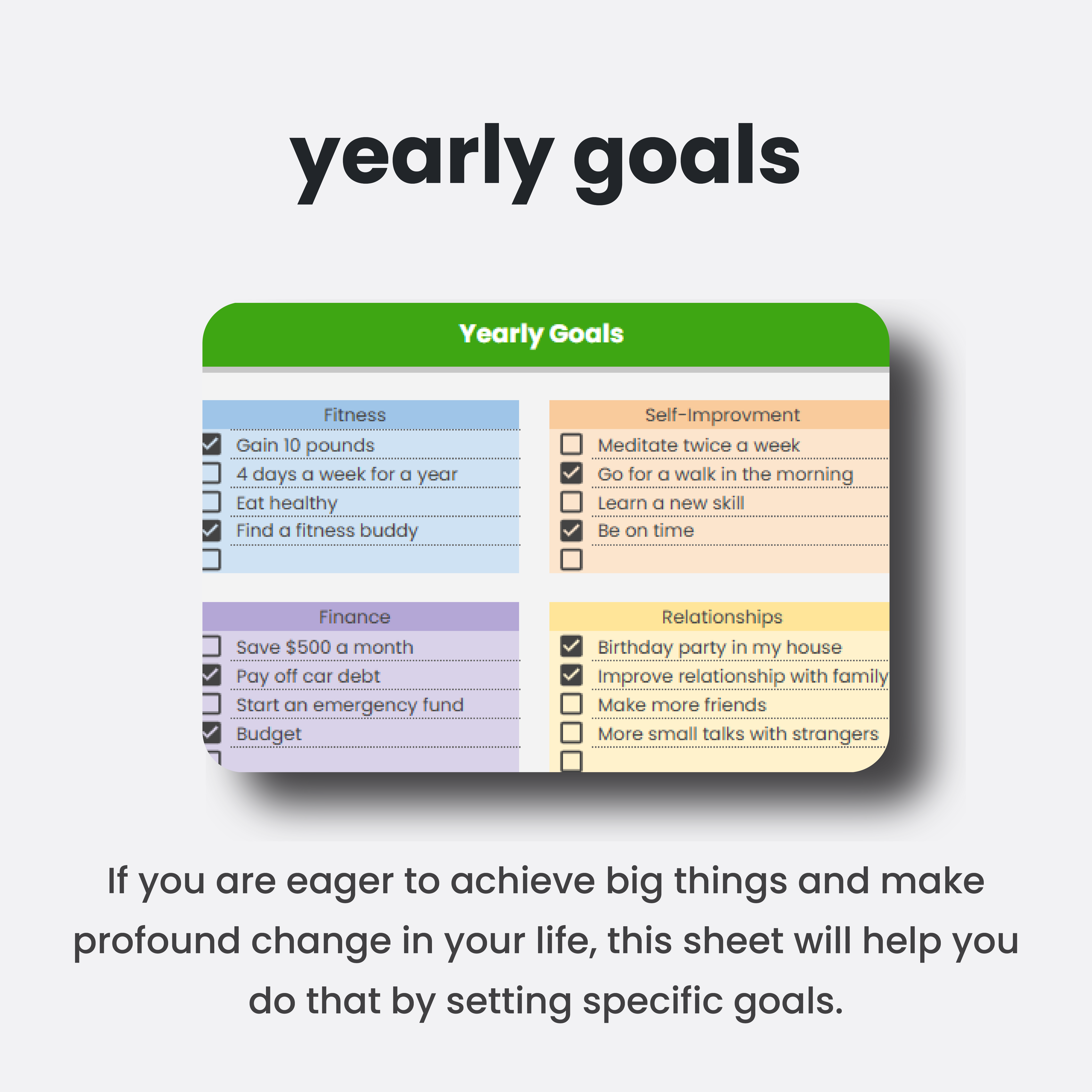 Habit Tracker Pack